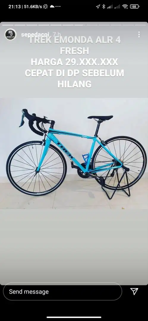 Dijual santai..sepeda RB merk Trek