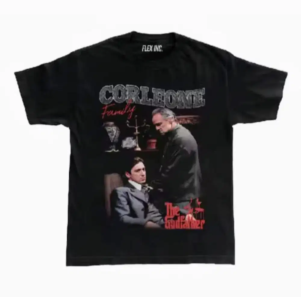 Kaos Godfather Family ( Marloon Brando dan Alpacino )