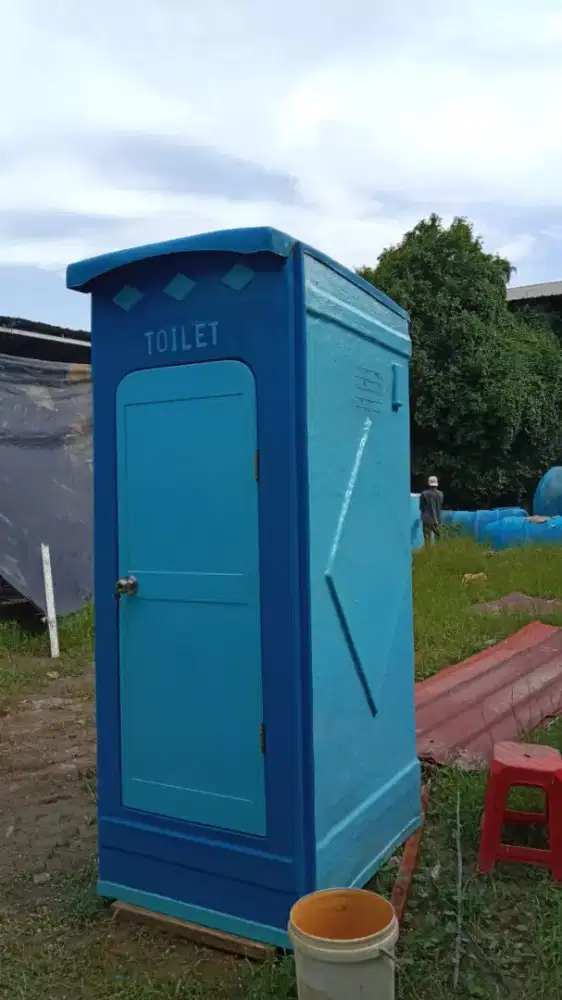 Toilet portabe FRP / Toilet sementara fiberglass