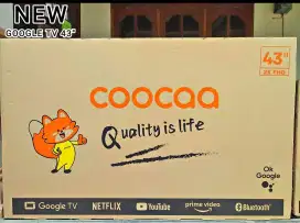 Coocaa google tv 43 inch baru