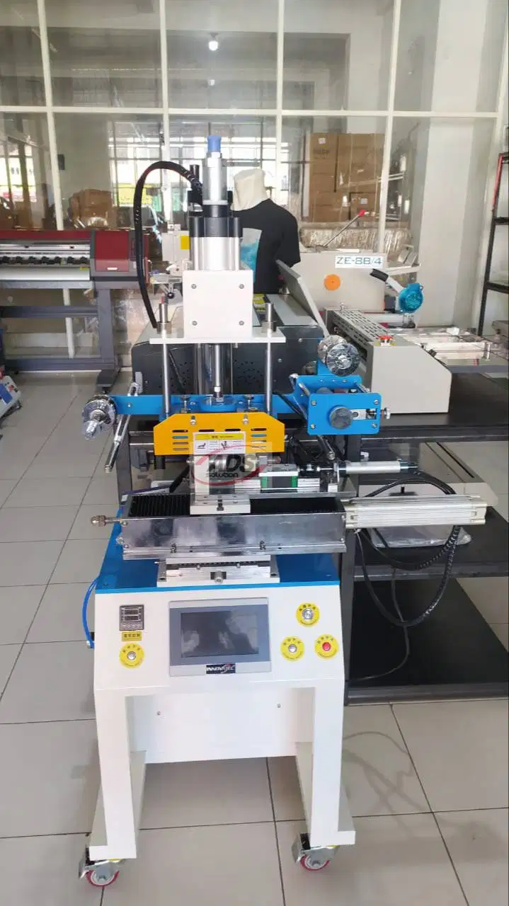 MESIN HOTPRINT LIST SILINDER SEMI ELEKTRIK DENGAN SISTEM PNEUMATIC
