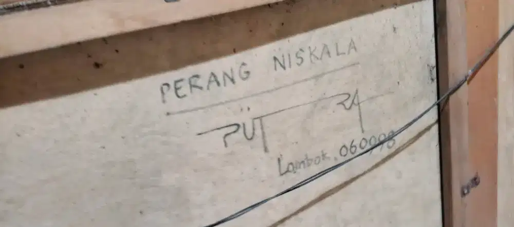 Lukisan Bali antik ex pameran