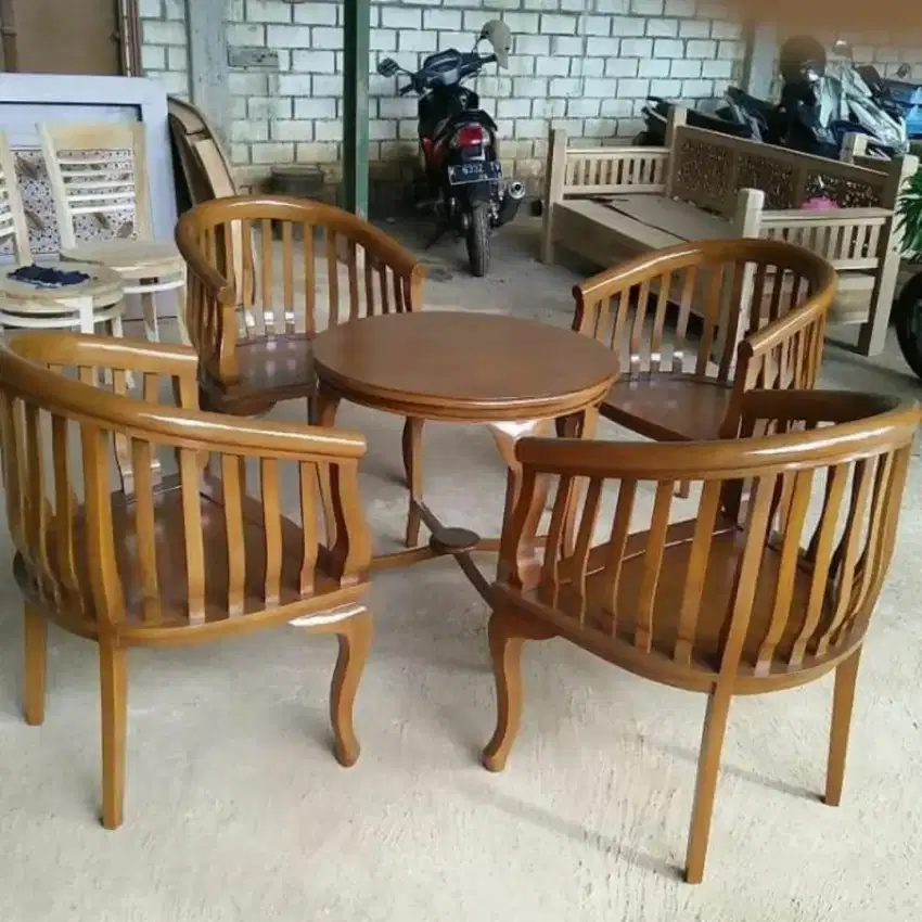 Kursi teras betawi jati free ongkir COD