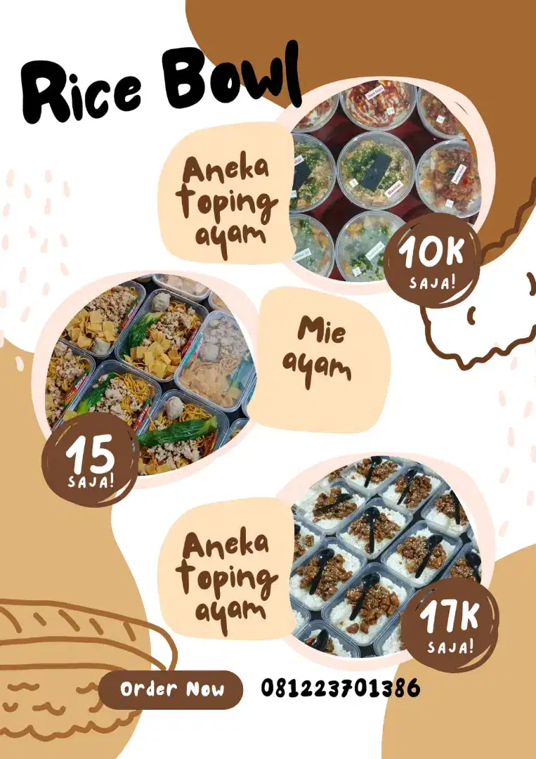 Rice bowl / Nasi kotak