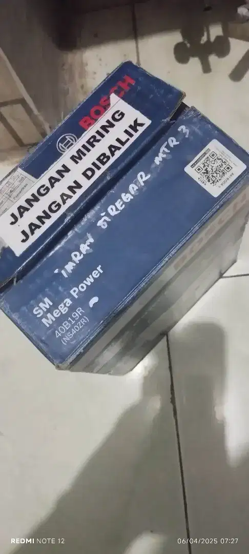 Aki 1 bulan pemakaian