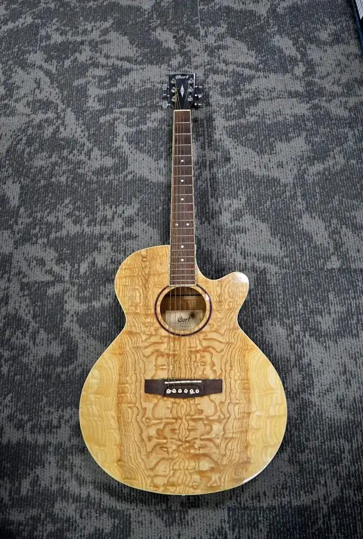 Gitar Akustik Elektrik Original Merk Cort SFX AB NAT Mulus Abisss !!!
