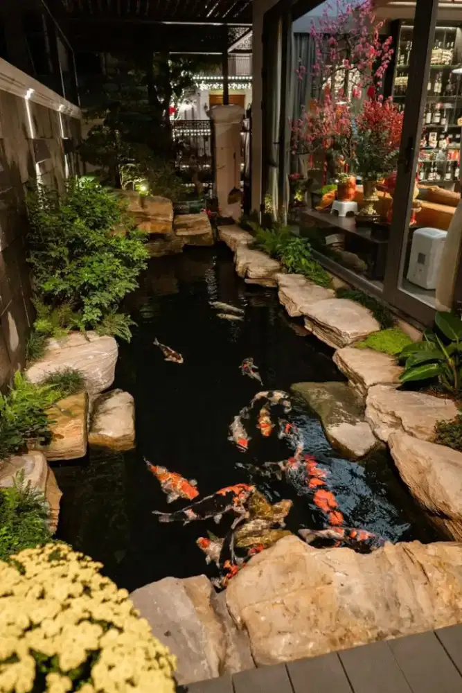 Jasa pembuatan kolam relif kolam ikan koi dll #21