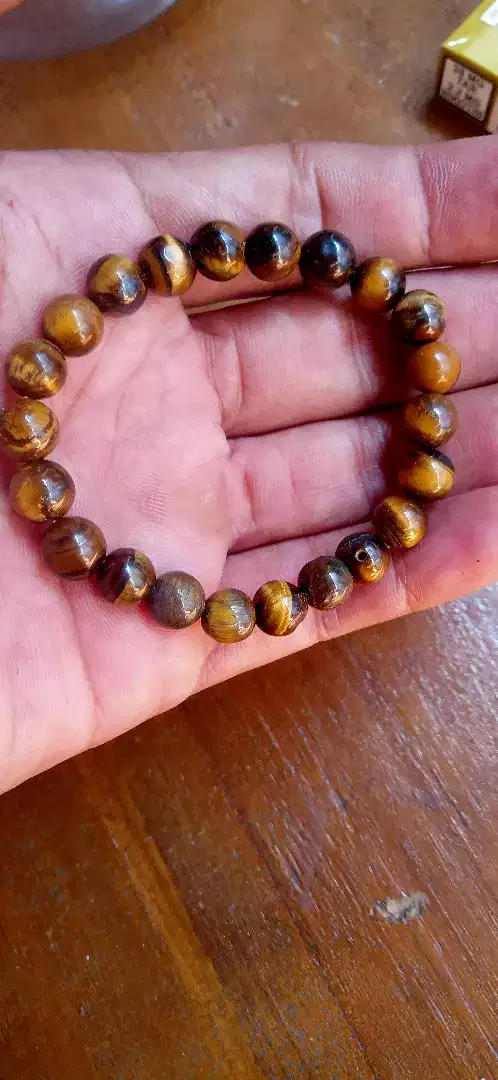 Resale Gelang batu Tiger eye natural
