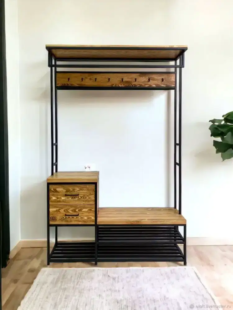 Rak Sepatu modern industrial