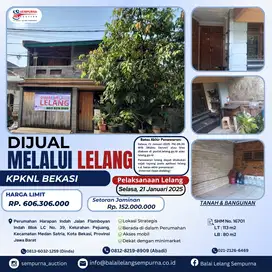Di Jual Melalui Lelang RT Di Kota Bekasi