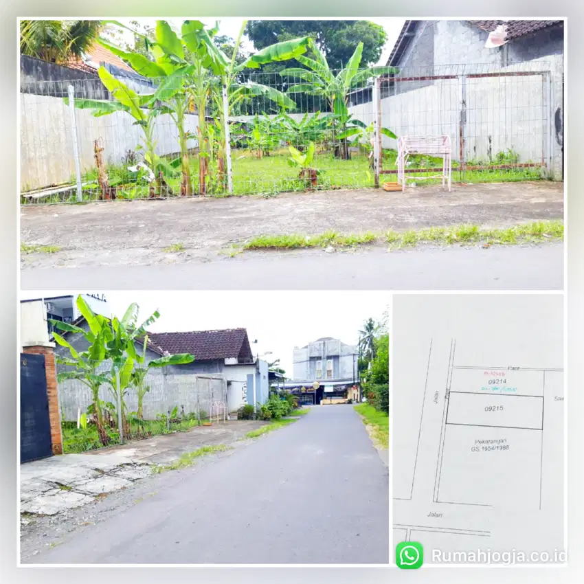 tanah strategis utara perum merapi view jalan kaliurang Km 9
