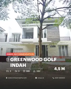 Rumah Luas 2Lt Golf View Siap Huni Di Greenwood Golf Indah Araya