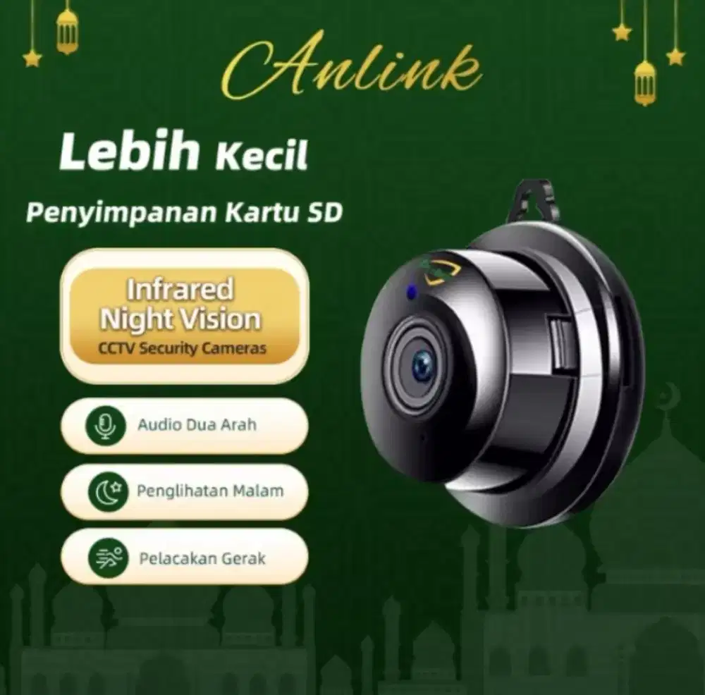Cctv min v380pro gambar tajam&jernih