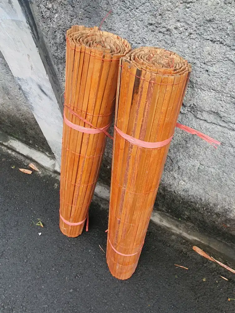 Kerei SUDAH DI PERNIS 1x2.5 (2 set) tirai bambu gulung