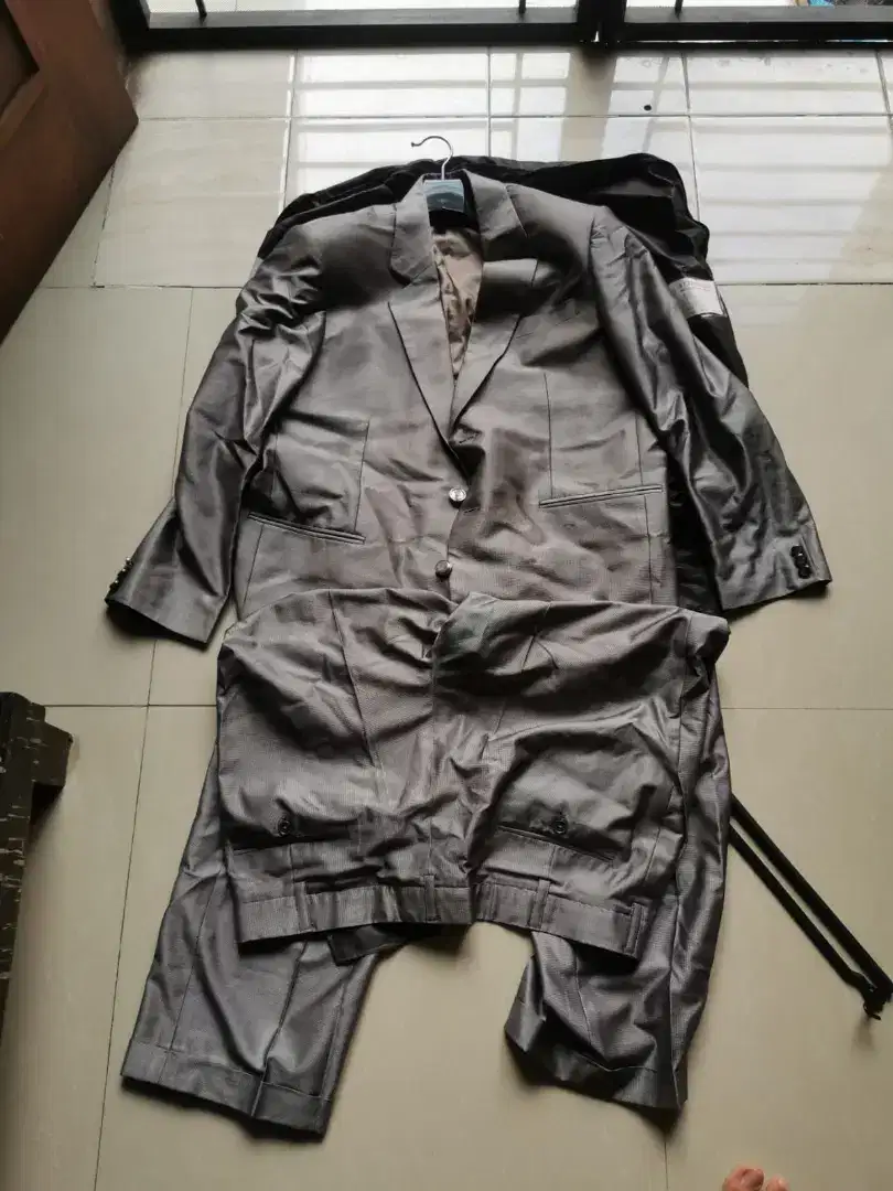 Jas formal 1 set dengan celana grey