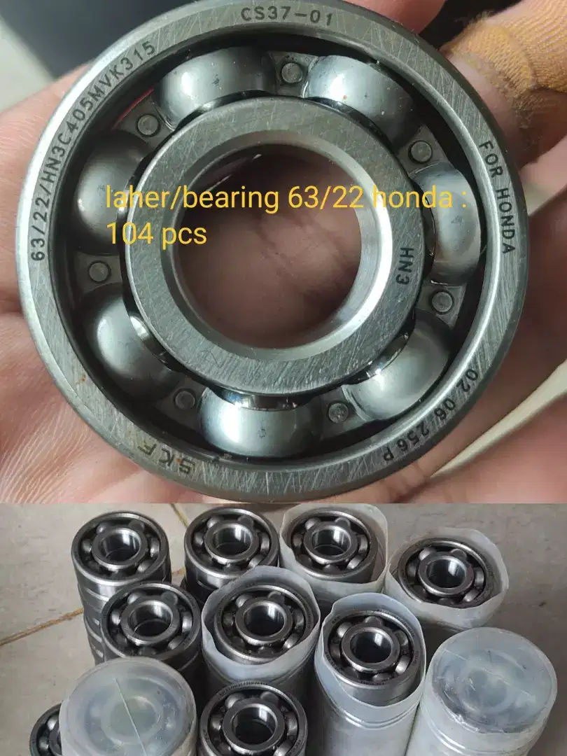 BEARING/LAHER KRUK AS STANG SEHER SUPRAX 125/KHARISMA 63/22 HN3 HONDA