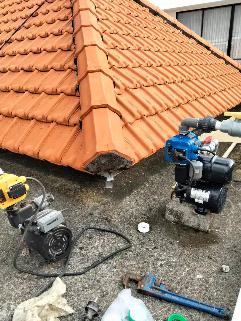 Pasang dan servis pompa air, filter air, tandon air, tukang ledeng
