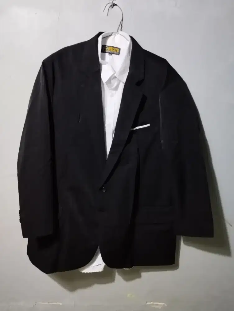 JAS BLAZER PRIA JUMBO BIGSIZE + KEMEJA PUTIH