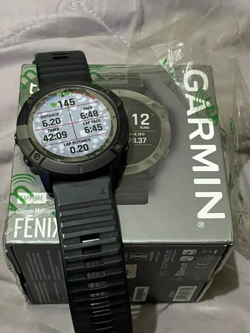 Bu.Jam tangan GARMIN FENIX 6 SAPPHIRE