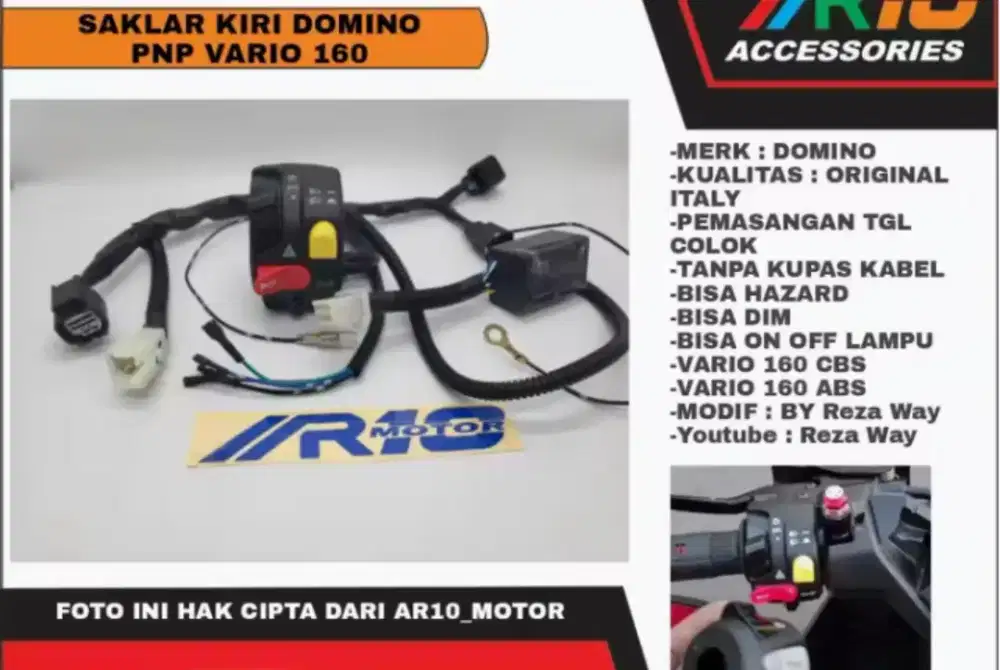 Saklar Domino Vario 160 ABS