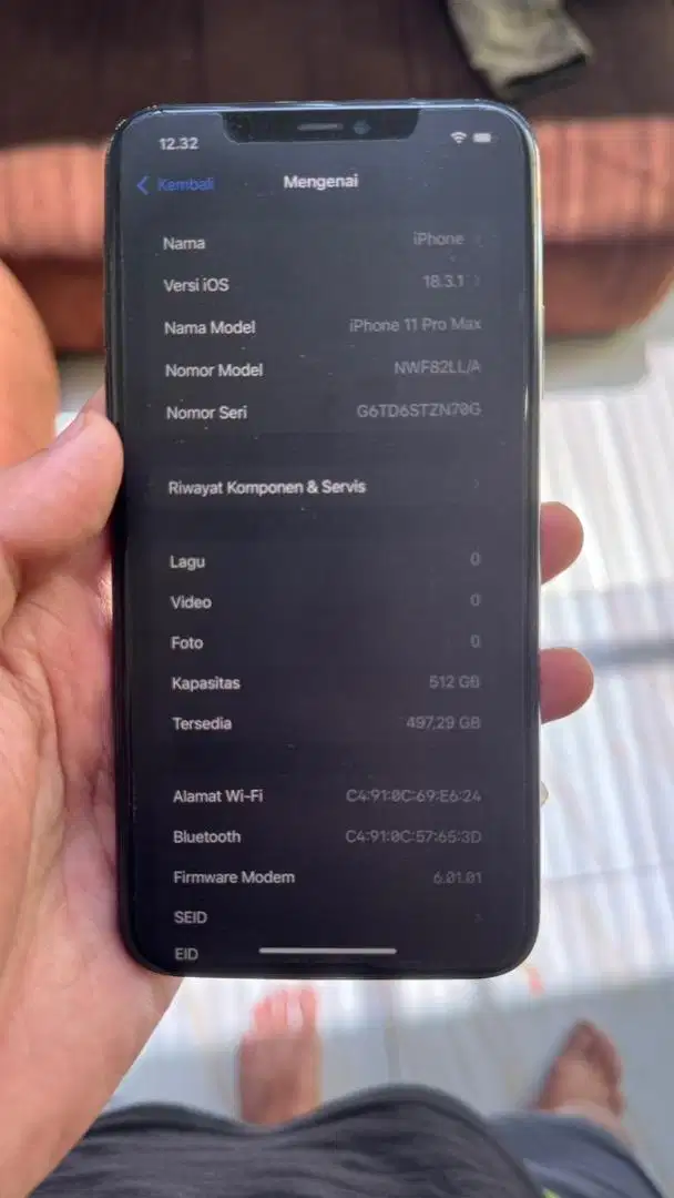 iphone 11 pro max 512 fullset