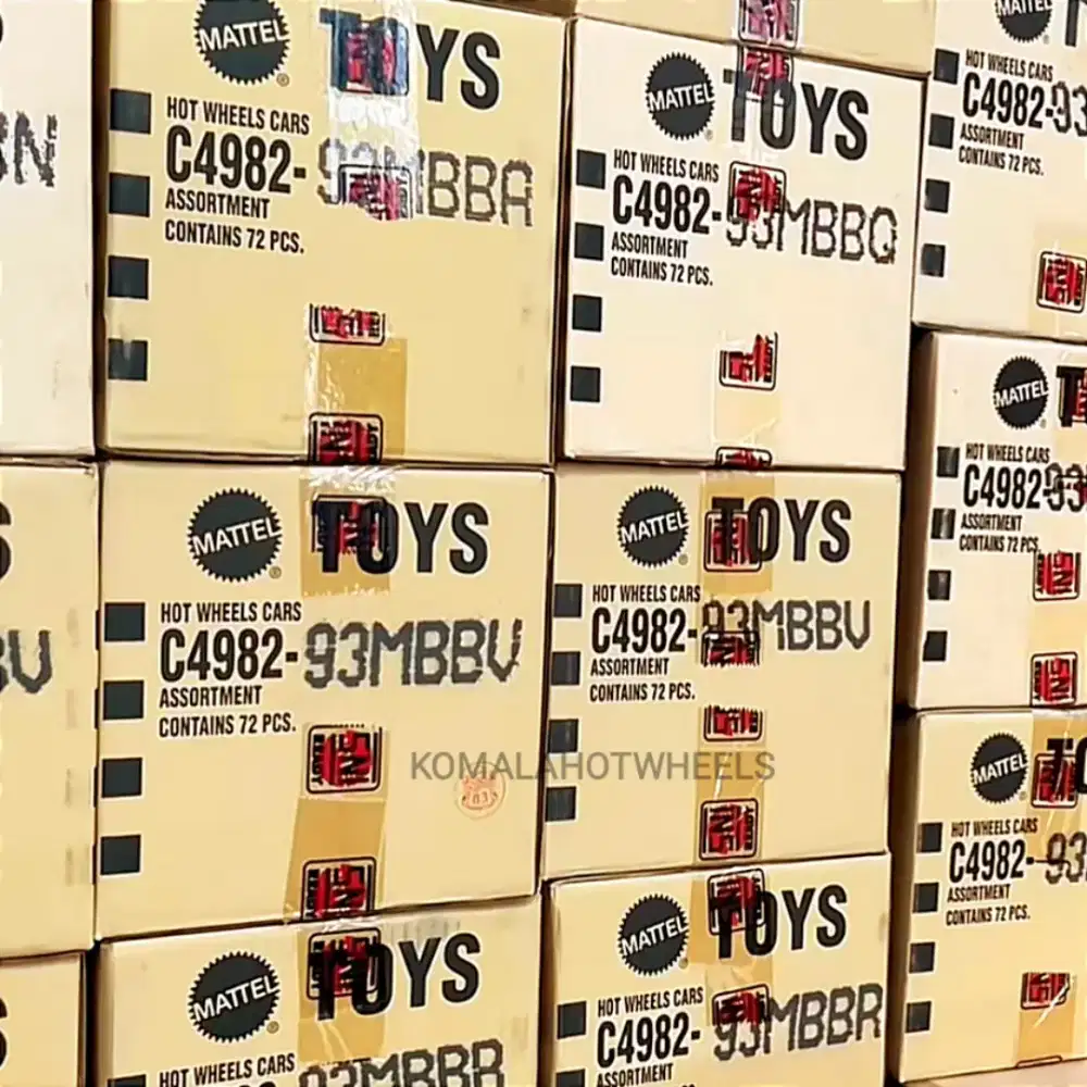 Hot Wheels 1 Dus isi 72pcs Lot 2022,23,24,25 Sortir Mix