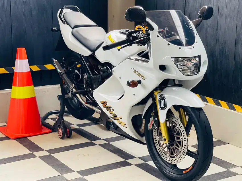 Kawasaki ninja rr old albino fullspec modif ninja 150rr ninja r ninja