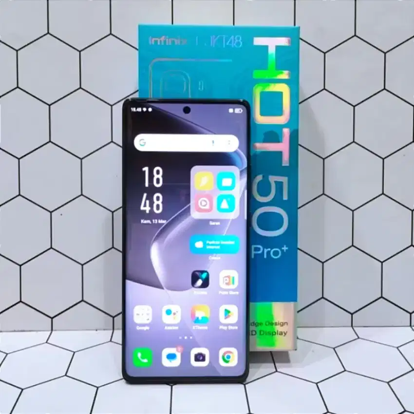 INFINIX HOT 50 PRO PLUS 8/256 GB 3D CURVED AMOLED HELIO G100- LIKE NEW