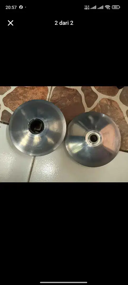 pully vario k35 k36 14 derajat merk SPS Matic