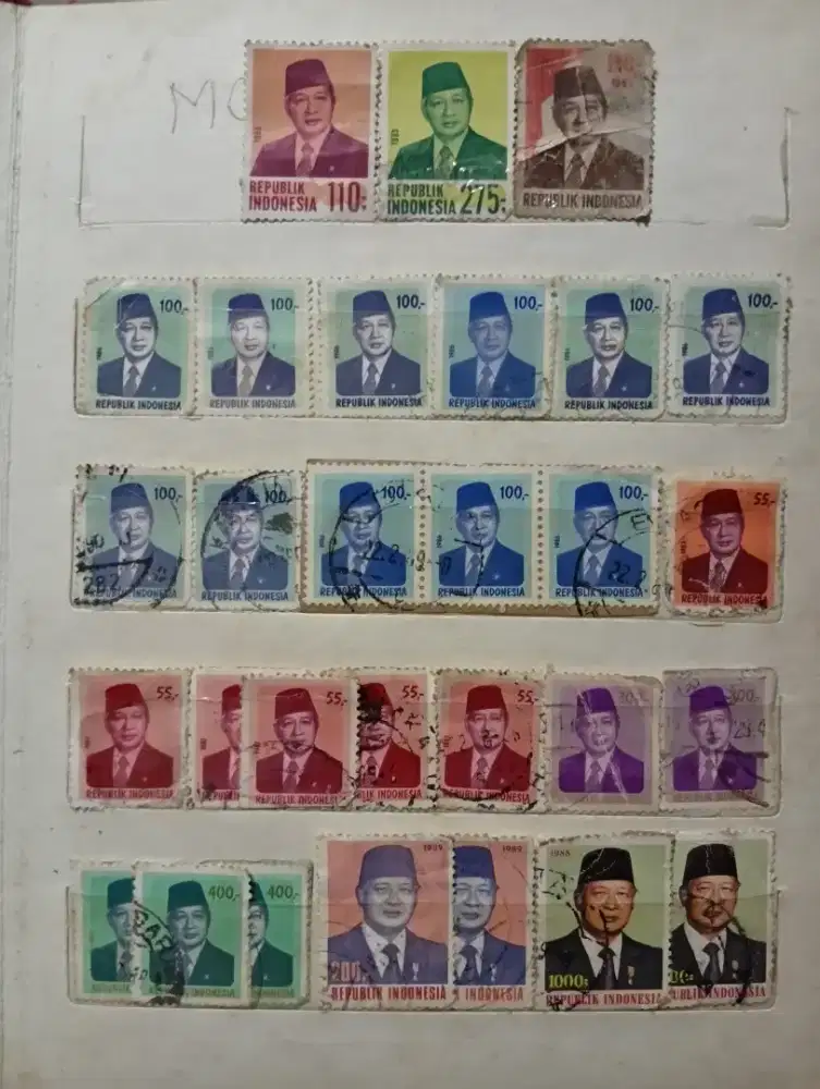 Koleksi Filateli Lawas Indonesia dan manca negara
