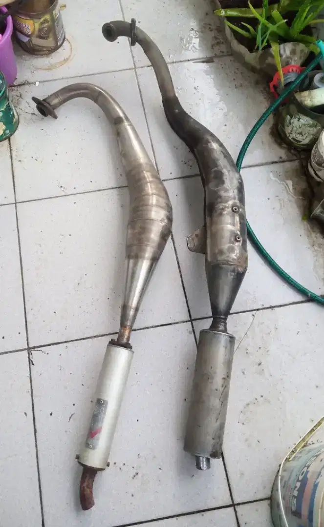 Knalpot rxz original dan standar racing Yamaha 125 z