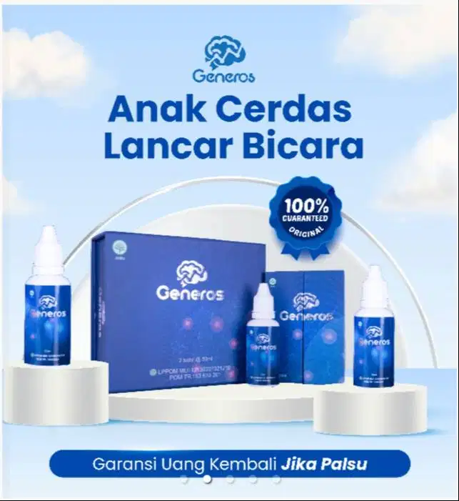 GENEROS VITAMIN ANAK YANG TERLAMBAT BICARA