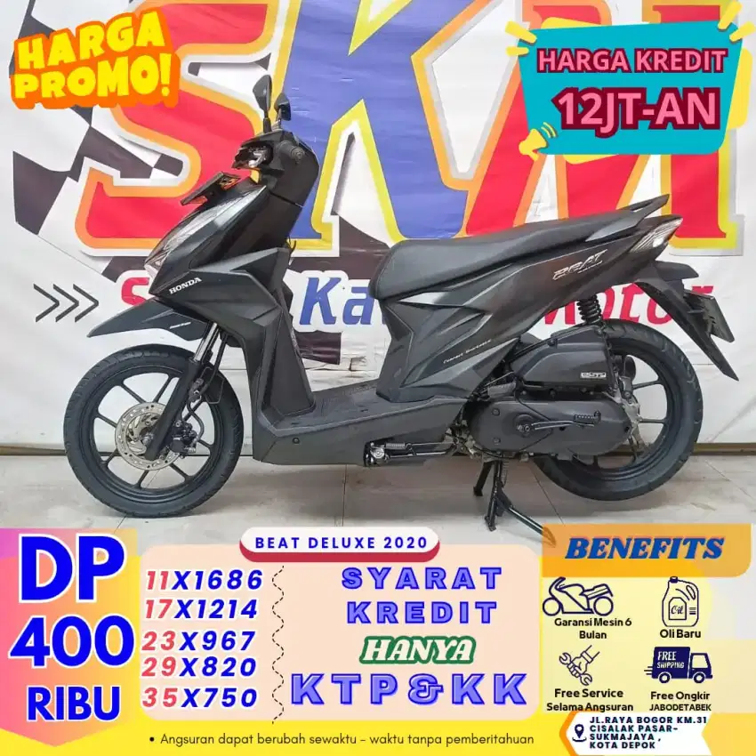 ( beat tahun 2020 dp:400syarat kk dan ktp)