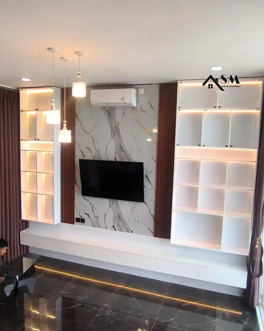 Furniture HPL , Kitchenset , Lemari Pakaian , Backdrop TV , Meja DLL