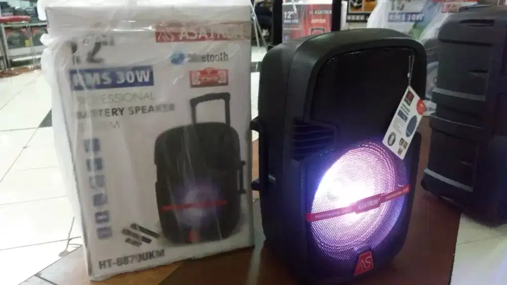 Speaker Asatron 12inch + 2mic