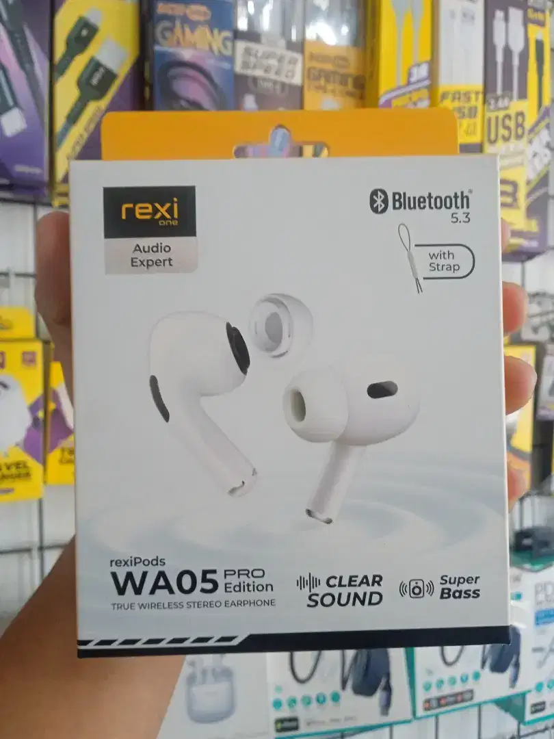 Tws Rexi WA05 Bluetooth Earphone Gaming Dual Mode