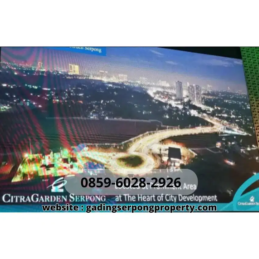 Ruko Citra Garden Serpong - New Launching 350ha by Ciputra Unit Langka