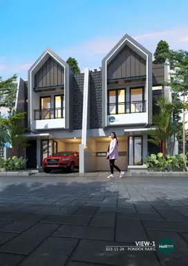 RUMAH 2 LANTAI KALIMULYA, PINGGIR JALAN RAYA HARGA 500 JUTAAN SAJA