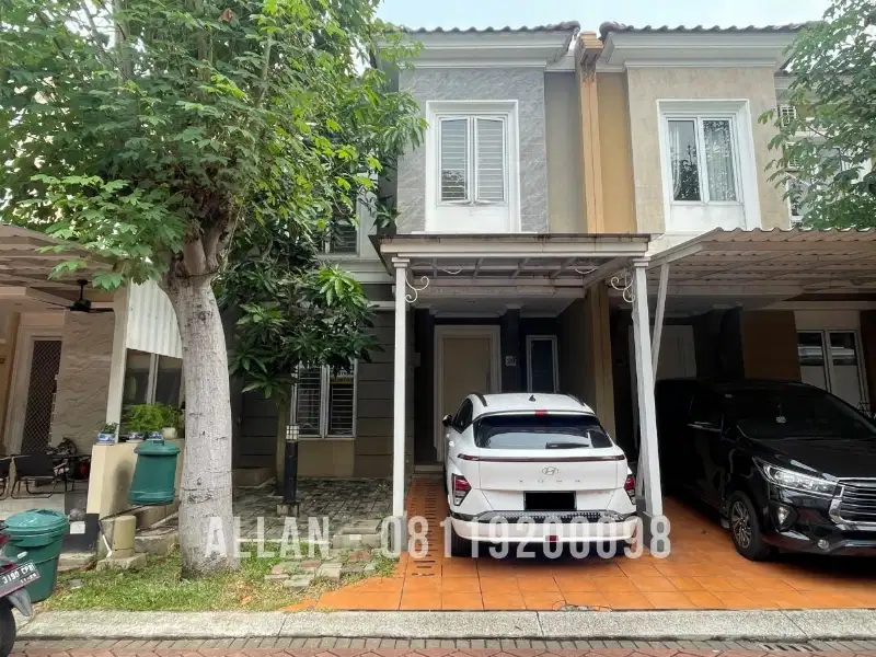 Disewakan rumah 3 kamar cluster Karelia Gading Serpong BSD