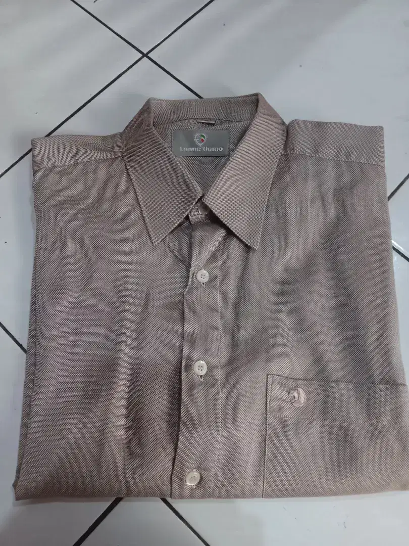 Kemeja Lengan Panjang Leono Uomo szie XL