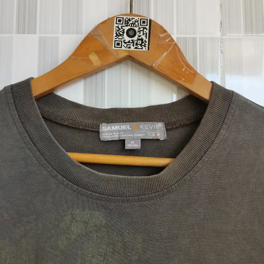 59. Kaos Dewasa Lengan Pendek Samuel Size L fit [PRELOVED] (SECOND)