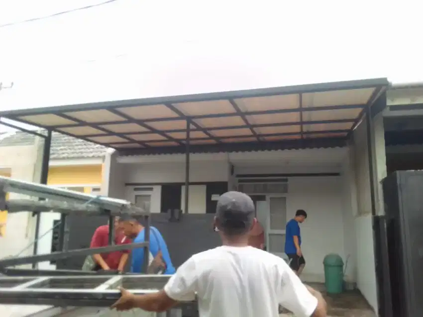 005 kanopi atap upvc alderon singgle layer