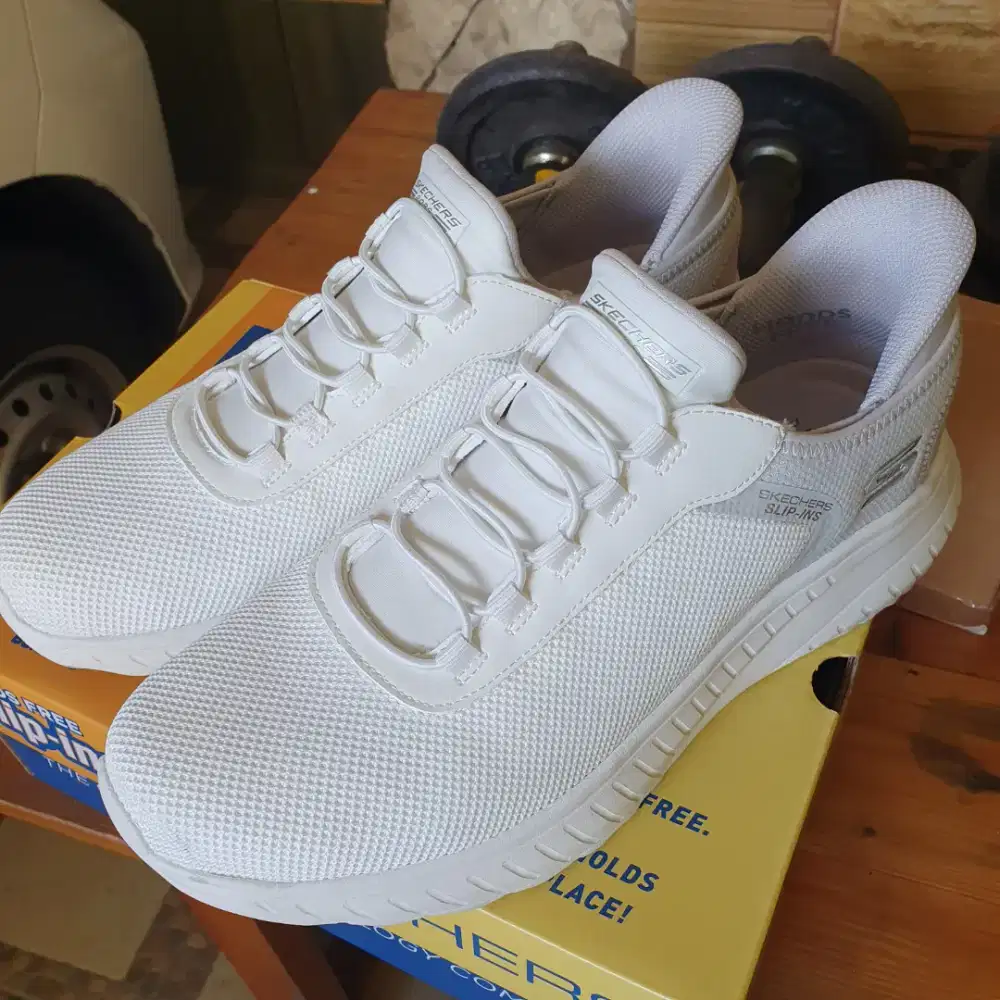 Skechers slip-ins bobs sport putih