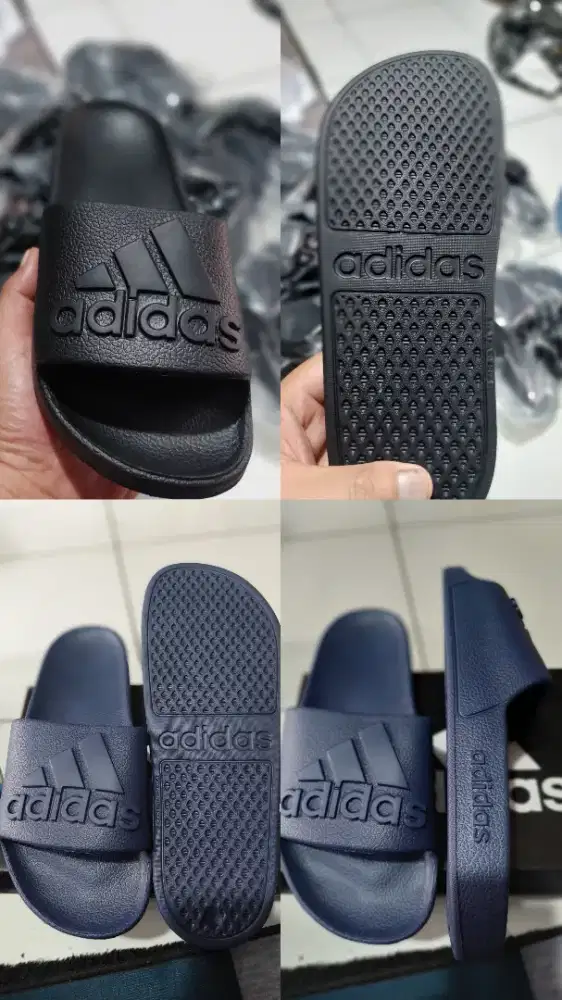 Sandal adidas embos logo adidas made in vietnam