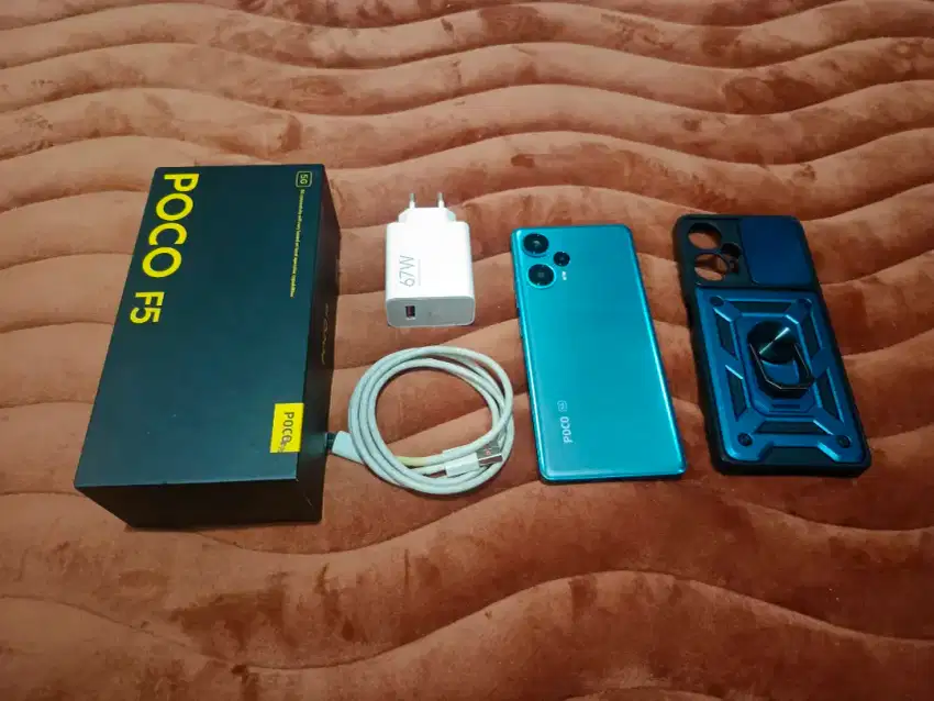 Jual/TT Xiaomi Poco F5 12/256gb Biru Mulus Lengkap Normal Siap Pake