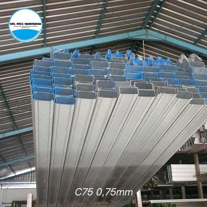 Kanal reng bajaringan bahan kanopi tebal