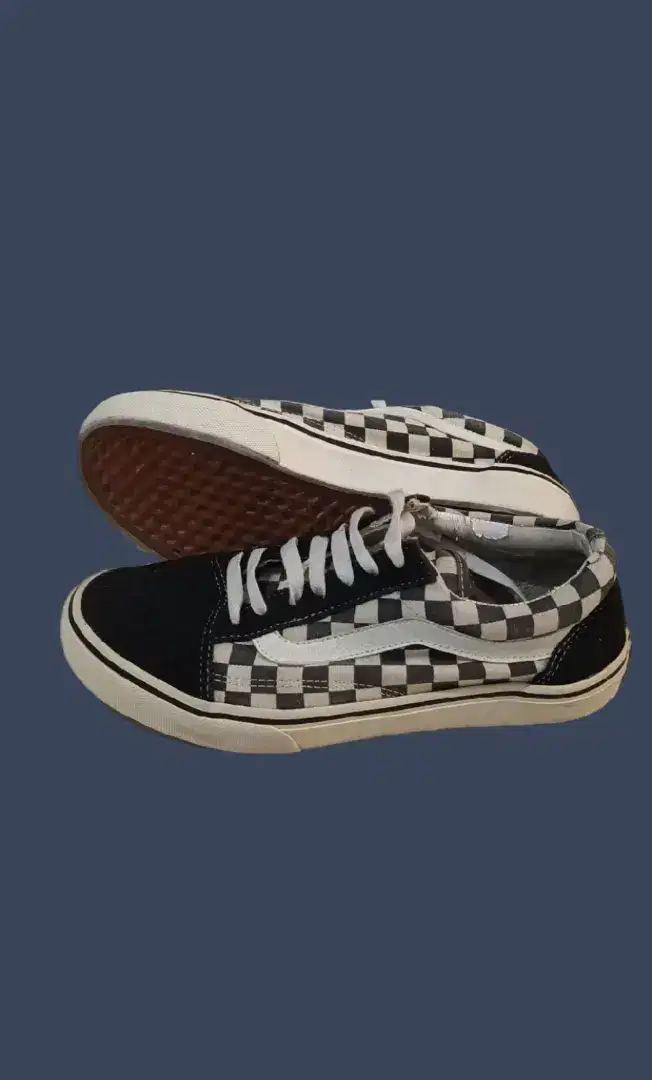 Preloved sepatu Vans Checkerboard Original Pria