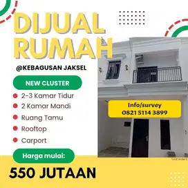 Rumah Cluster Murah SHM Bebas banjir di Kebagusan Pasar Minggu Jaksel