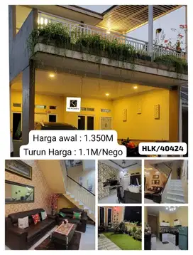 Dijual Murah Rumah Luas Siap Huni Cibubur cm 1,1 M lho