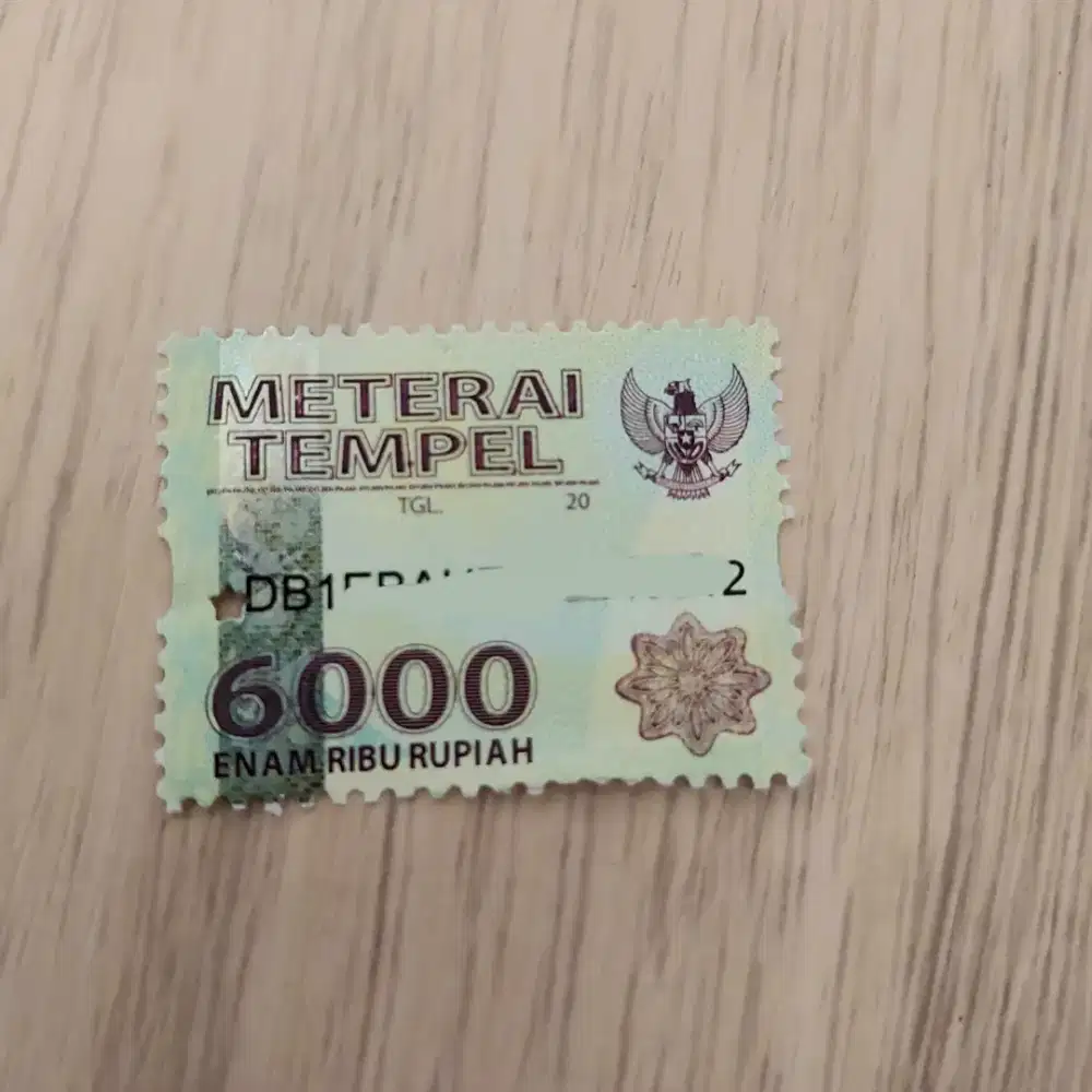 Meterai / Materai 6000 emisi 2014-2021